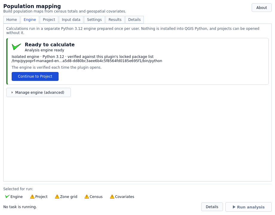 Verified engine and next step