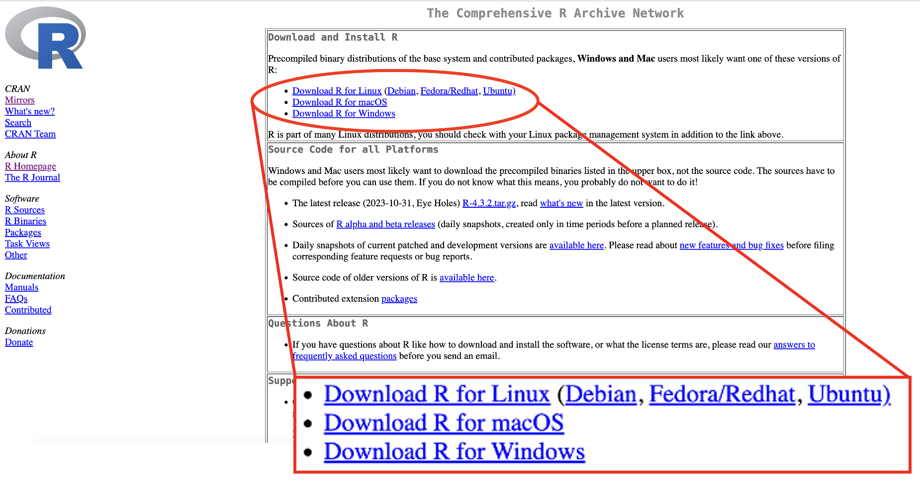 R download webpage